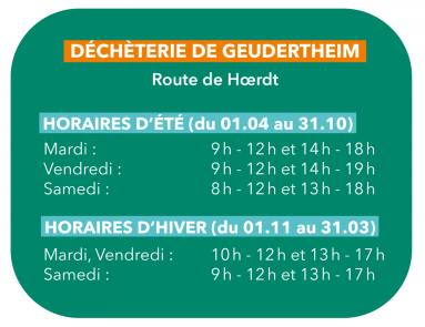 horaires_geudertheim_déchèterie