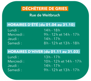 horaires_gries_déchèterie